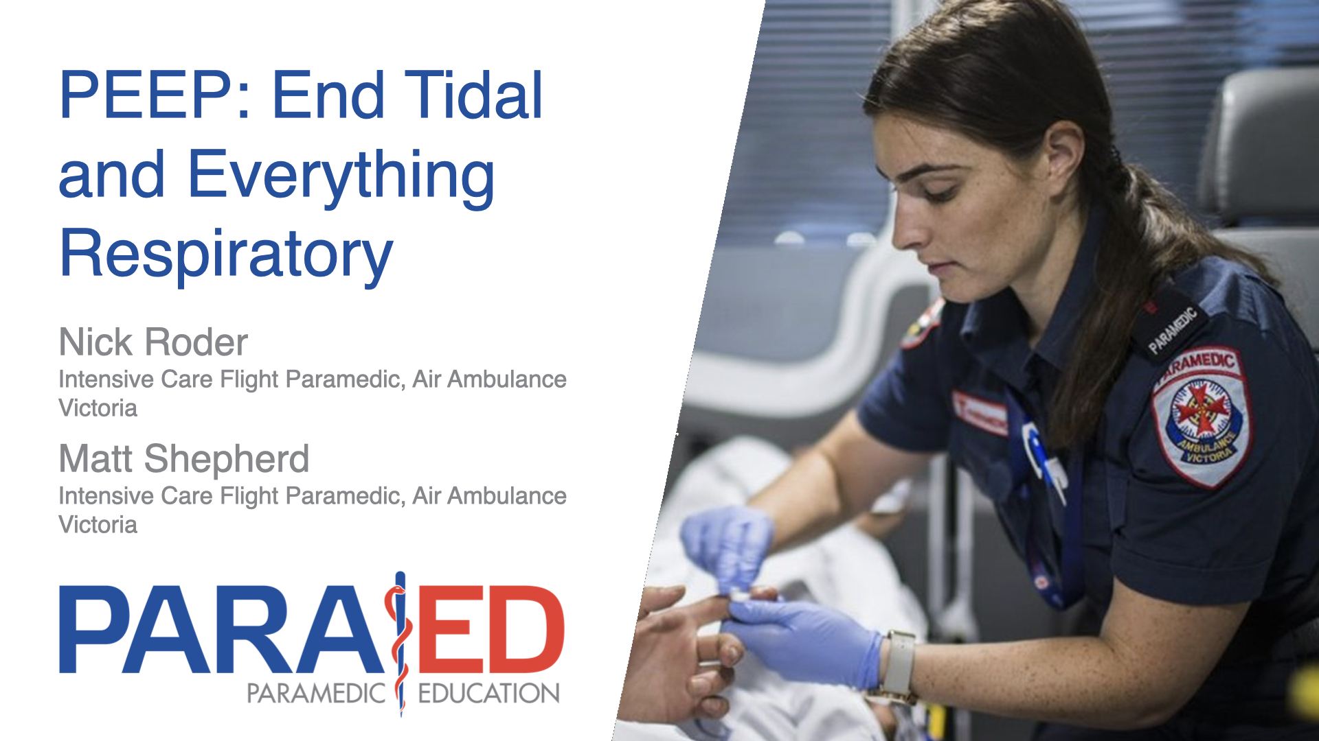PEEP: End Tidal and Everything Respiratory